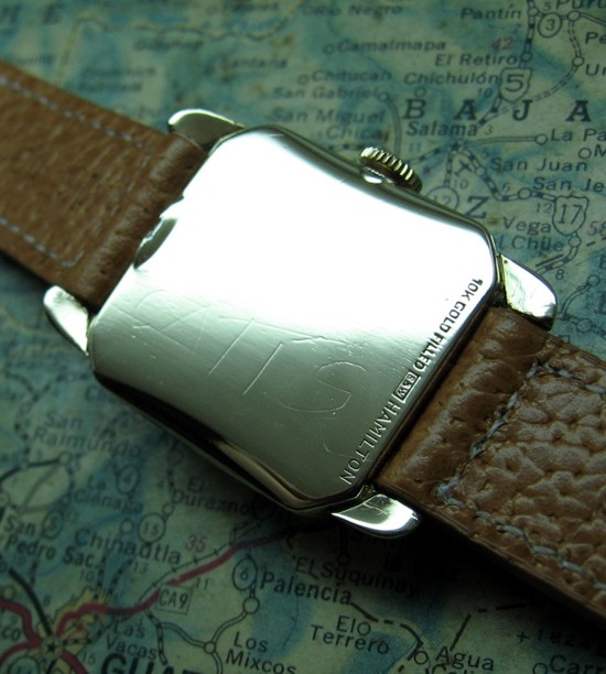 Vintage 1954 Hamilton Fulton Tank Wristwatch