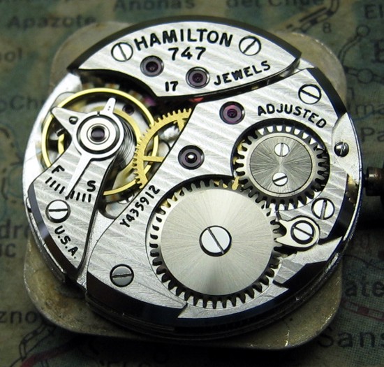 Vintage 1954 Hamilton Fulton Tank Wristwatch